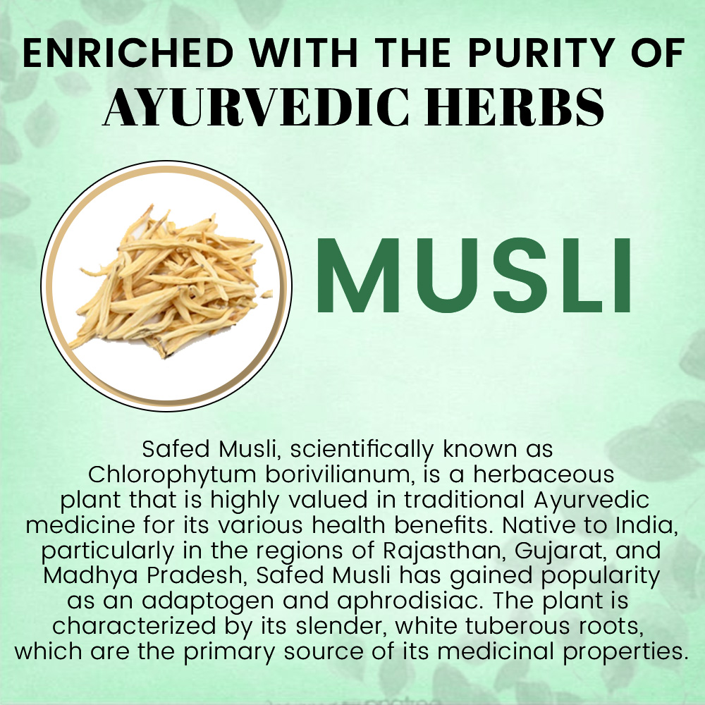 Safed Musli Capsules Buy Ayurvedic Strength Stamina Booster